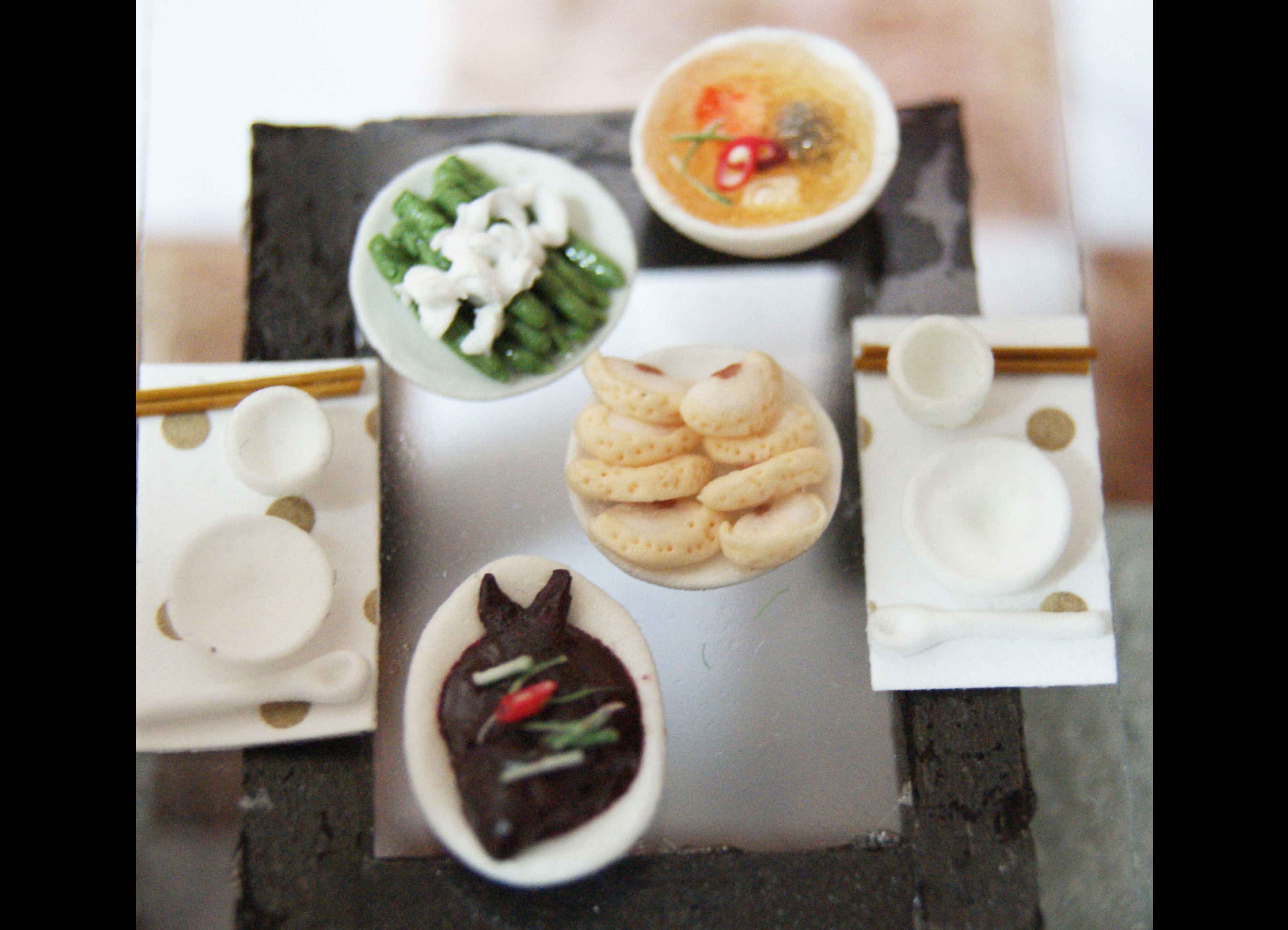 紙紮屋沐光仙宅的豐盛午餐